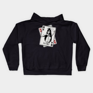 Retro Flo Milli Card Style Kids Hoodie